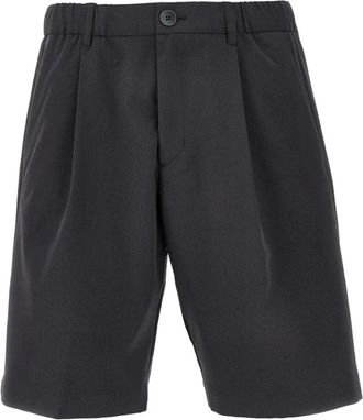 Herno Seer-crease Shorts - Heren - Korte Broeken - Zwart - M - Polyester - Korte Broeken