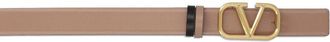 Valentino Garavani Wendeg&uuml;rtel aus Leder mit Vlogo