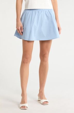 Current Elliott Solid A-Line Skort in Chambray Blue at Nordstrom Rack, Size X-Small