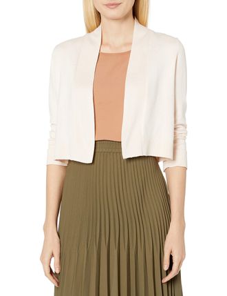 Calvin Klein Womens Long Sleeve Cardigan Shrug, Blossom, M