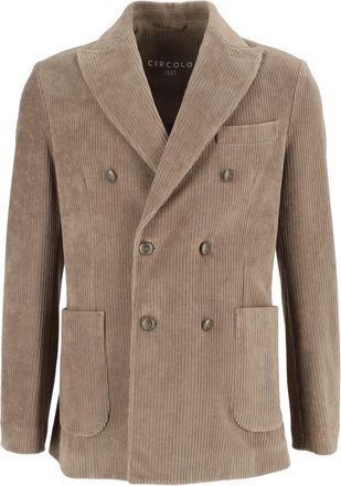 Circolo 1901 Corduroy Double-Breasted Blazer