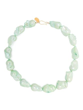 Gohar Host necklace - women - Gold Plated Sterling Silver/Baroque Pearl - One Size