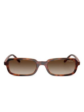 Vogue Eyewear Occhiali da sole squadrati Havana - Marrone