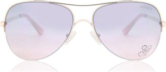 Guess GF6058 28U Mens Sunglasses Gold Size 58