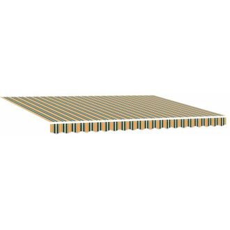 vidaXL Vidaxl - Tela De Recambio Para Toldo Verde Y Amarillo 450 X 350 Cm Lona