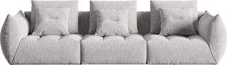MICADONI 4-Sitzer Design Sofa Bloom - Strukturstoff