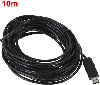 Trade Shop Trade Shop - C&aacute;mara Flexible Del Endoscopio Usb 4 Led 10 Mm 10 Metros De Sonda Impermeable