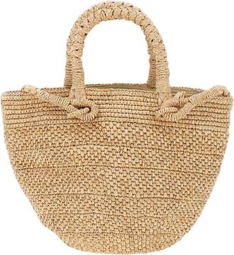 Ibeliv Beige Arona Raffia Bag