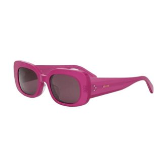 Celine CL40287U72E Rectangle Full Rim Sunglasses - Pink