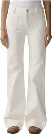 Jeanerica St Monica Low Jeans - Dames - Wijde Broeken - Wit - W27 L30 - Katoen - Broeken