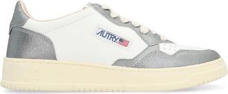 Autry Sneakers, female, White, 4 UK, Low-top Trainers with leather inserts