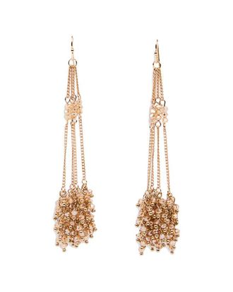 Saachi Saachi Cluster Drop Chain Earrings