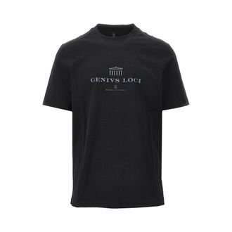 Brunello Cucinelli Genius Loci print T-shirt Man XL