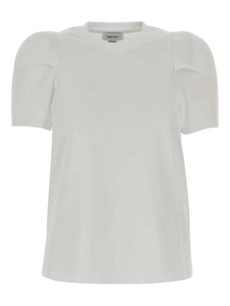 Alexander McQueen cotton T-shirt - women - Cotton - 42 - White