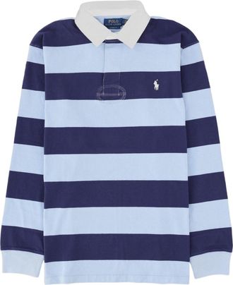 Polo Ralph Lauren Multicolour Striped Long-Sleeve Cotton Polo Shirt
