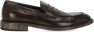 Moma Black Noto Vintage Leather Loafers