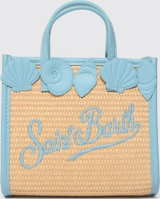 MC2 Saint Barth Borsa a mano Vivian in paglia e pelle sintetica