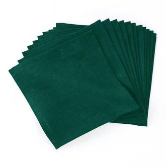 Solino Home Linen Cocktail Napkins Set of 12, 6 x 6 Inch for Dining Table, Holiday and Everyday Table Decor - Fete in Rainforest at Nordstrom, Size