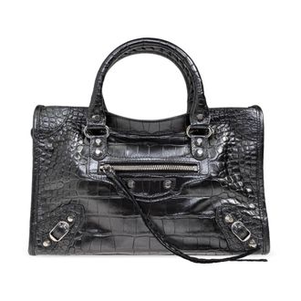 Balenciaga Handbags, female, Gray, Size: ONE SIZE Le City Small Handbag