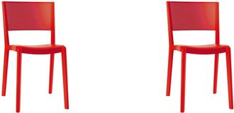 Resol Spot Set 2 Silla Interior, Exterior Rojo - Resol