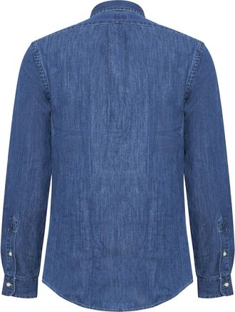 Polo Ralph Lauren Mens Denim Shirt Blue Cotton
