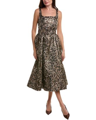 Julia Jordan Jacquard Midi Dress
