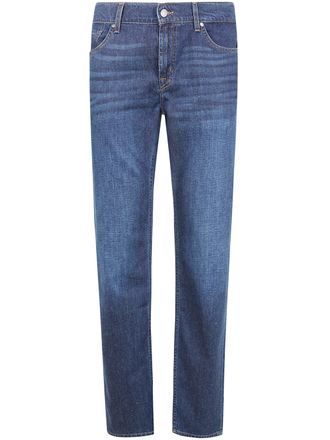 7 For All Mankind Dastraightuniverse Mix Silk Classic Jeans