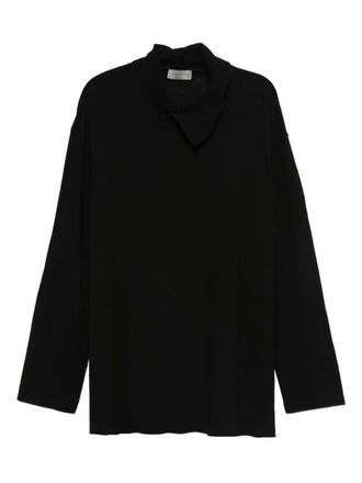 Yohji Yamamoto Maglione a maniche lunghe - Nero