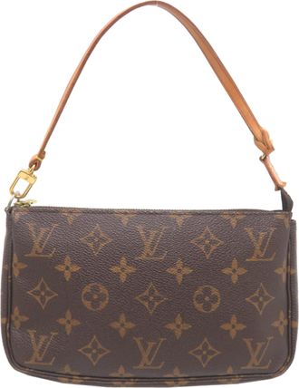 Louis Vuitton Monogram Brown Monogram Pochette Pouch (Pre-Owned)