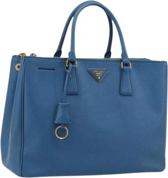 Prada Pre-owned Handbags, female, Blue, Size: ONE SIZE Pre-owned Vintage Hand Bag