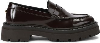 Steve Madden Womens Katja Dark Brown Loafers - Size UK 7