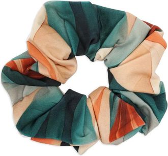 Lygia & Nanny Lola printed hair scrunchie - women - Polyamide/Elastane - One Size - Green