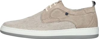 Floris Van Bommel De Dijker Veterschoenen - Heren - Sneakers - Beige - 41 EU - Leer - Schoenen