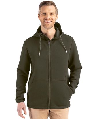 Cutter & Buck Roam Epic Comfort Recycled Mens Full Zip Hooded Jacket