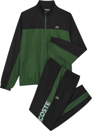 Lacoste Heren Bedrukt Tennis Trainingspak Set (Groen)