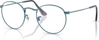 Ray-Ban 50mm Round optical glasses in Blue at Nordstrom