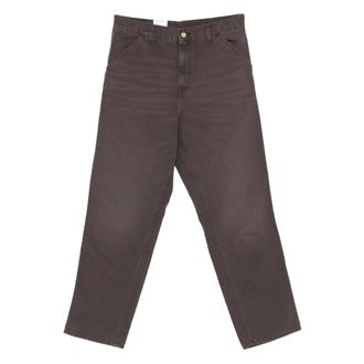 Carhartt Work in Progress Jeans, Heren, Bruin, W29 L32, Katoen, Single Knee Pant