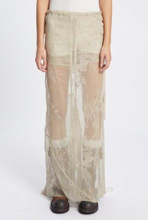 Ann Demeulemeester Sheila Long Bias Skirt