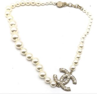 Chanel Pearl CC Womens Necklace (Pre-Owned)