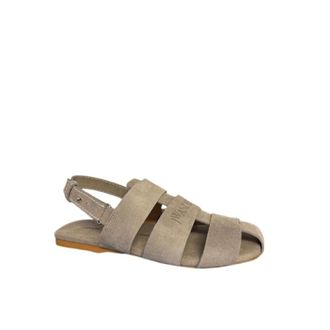 J.W.Anderson Bailarinas de cuero con charm de logo - Shoes - Mujer - Gris - 39 EU