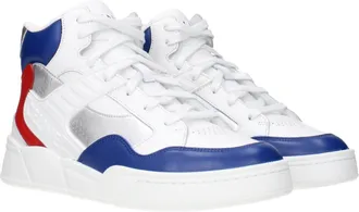 Celine Mens White Leather Athletic Sneakers