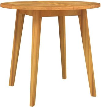vidaXL Garden Table &Oslash;85x75 cm Solid Wood Acacia vidaXL