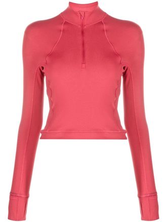 lululemon Its Rulu long-sleeve T-shirt - women - Recycled Nylon/Lycra - 16 - Pink