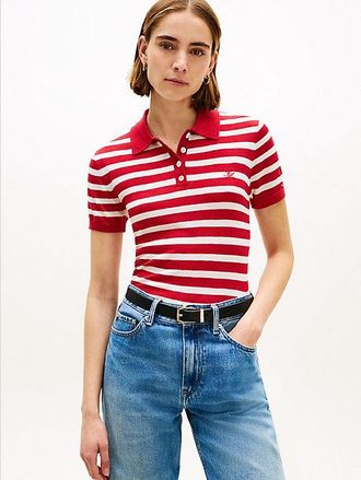 Tommy Hilfiger Polo de manga corta con seda