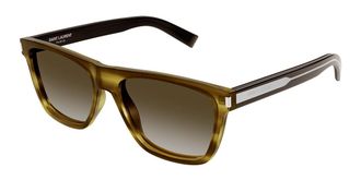 Saint Laurent SL 619 005 Mens Sunglasses Tortoiseshell Size 56 - Free RX Lenses - Free RX Lenses