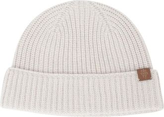 Eleventy Capello Beanie - Heren - Hoeden - Beige - ONE Size - Kasjmier - Accessoires