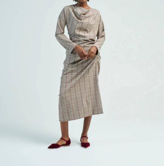 Dries Van Noten Didi Dress In Beige