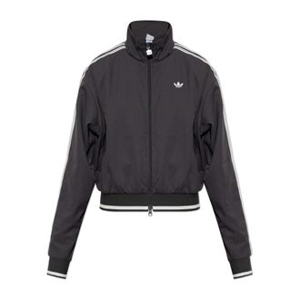adidas Logo Sweatshirt - Dames - Vesten met rits - Grijs - XL - Polyester - Hoodies & sweatvesten