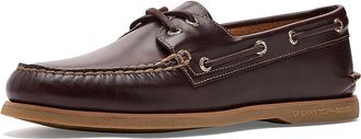 Sperry Top-Sider Gold Ao 2-Eye Mens Dress Flat Shoes Brown : 10.5 M (D), Leather