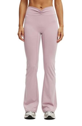 Cotton On Womens Active Ultra Soft Scrunch Front Flare in Dawn Pink at Nordstrom, Size Small